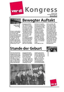 Kongress Nr. 1 vom 20. März 2001